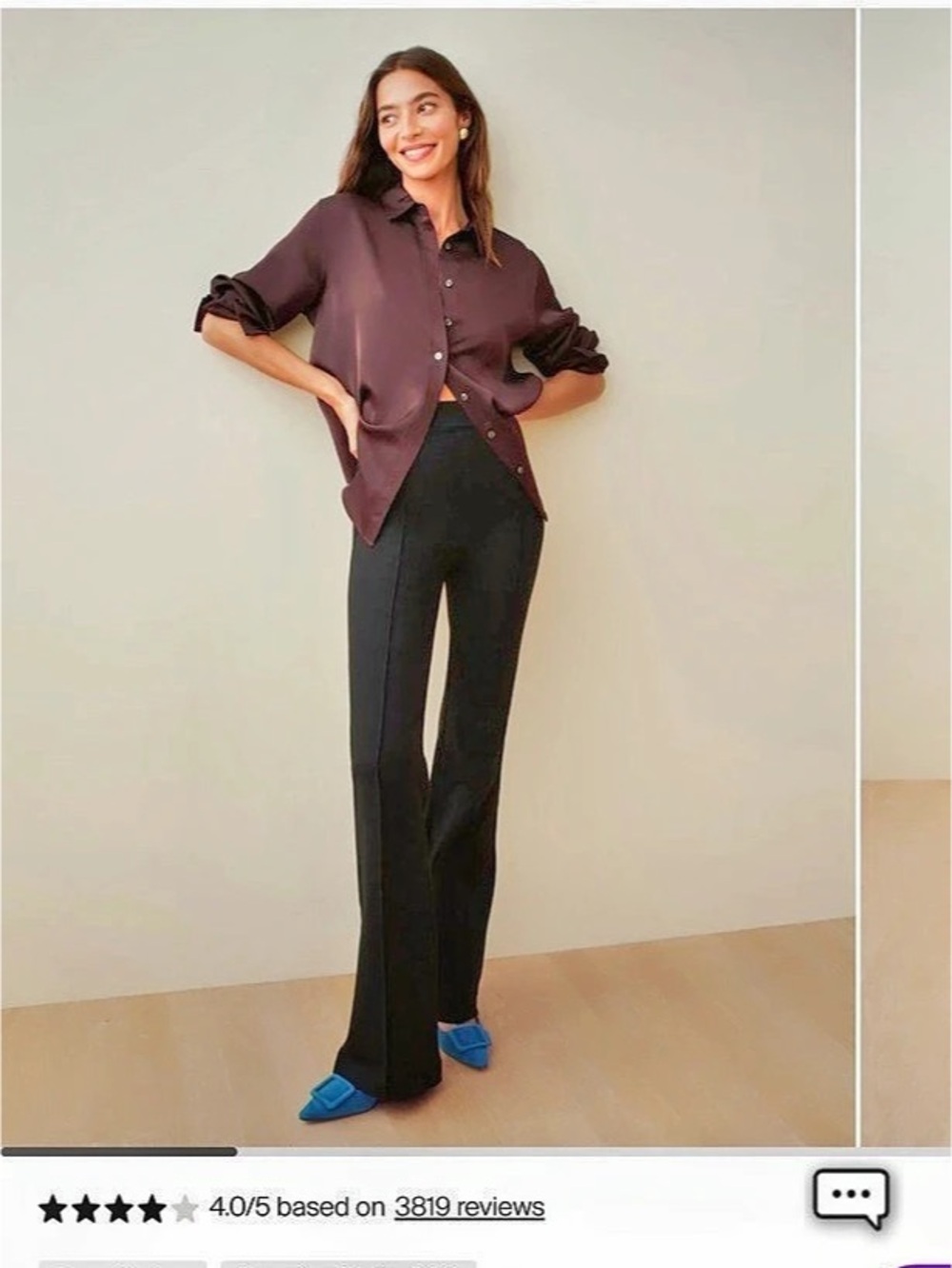 Spanx SPANXsupersmooth® PerfectFit Ponte Flare Pant